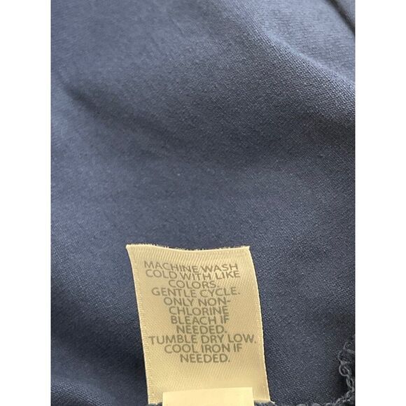 J.Jill Wearever Collection Deep Sea Inverted Back Pleat Women Shift Dress Size X - Picture 8 of 9